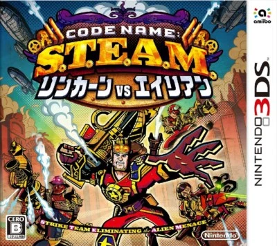 Unopened 3DS Code Name S.T.E.A.M. Lincoln Vs Alien Nintendo Nintendo Sealed JP - Image 1 of 3
