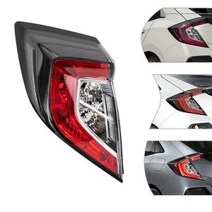 Left Tail Light Outer Driver Fits 2017-2021 Honda Civic Hatchback/ 17-19 Type R - Picture 1 of 18