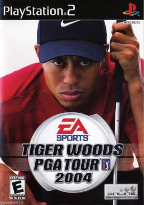 Tiger Woods PGA Tour 2004 (Sony PlayStation 2, 2002) NO MANUAL - Image 1 of 2