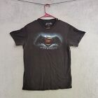 Batman Superman Shirt Mens M Medium Black Short Sleeve T Shirt DC Comics