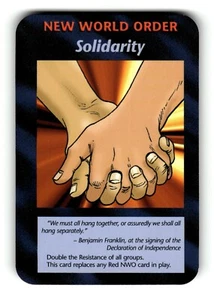 NWO: Solidarity Card Unlimited INWO Illuminati New World Order Game - Picture 1 of 4
