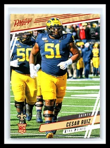 π₯ CESAR RUIZ 2020 PRESTIGE ORANGE FOIL RC SERIAL # 50 - Picture 1 of 2