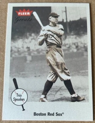 Tarjeta Fleer Greats 2002 TRIS SPEAKER #5 estado casi nuevo-como nuevo Foto 1 de 2