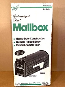 Vintage Solar Group Galvanized Steel Standard T1 Size Mailbox Model #ST10BUR New - Picture 1 of 12