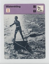 1977-79 Sportscasters Series 19 Waterskiing Lausanne The History of #19-07