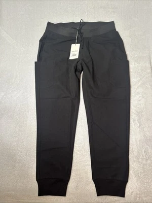 Mandala Scrubs Black Joggers Bottoms Women’s Large NWT - Image 1 of 4