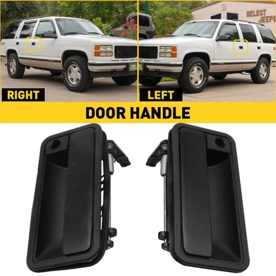 Manijas de puerta exterior delanteras izquierda derecha para camioneta Chevy GMC K3500 88-94 15742229 Foto 1 de 4