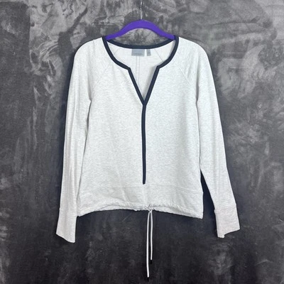 Athleta Top Size Small v -neck Pullover Drawstring Ballet Yoga Stretch - Image 1 of 4