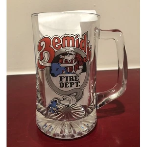 1990 Bemidji Fire Department Commemorative Beer Mug Paul Bunyan- Bemidji, MN - Picture 1 of 3