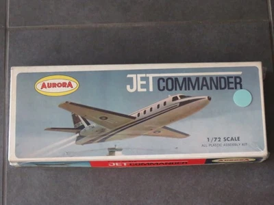 Vintage Aurora Aero Jet Commander 1:72 Scale Model Kit New/Sealed - Image 1 of 4