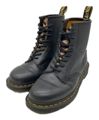Dr.Martens × Stussy Botas 8 Agujeros Negro Foto 1 de 4
