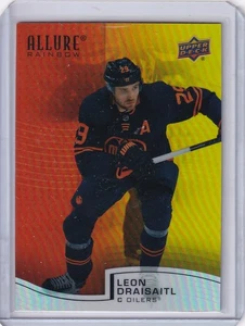 2021-22 Upper Deck Allure Orange/Yellow Leon Draisaitl Edmonton Oilers - Picture 1 of 1