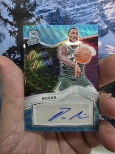 2023-24 Panini Spectra Colorgraphs Damian Lillard 15/20 Auto SSP - Picture 1 of 2