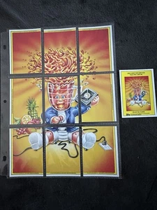 Juego de rompecabezas de 9 cartas Topps Garbage Pail Kids Food Fight Adam Bomb 2021 GPK - Imagen 1 de 1