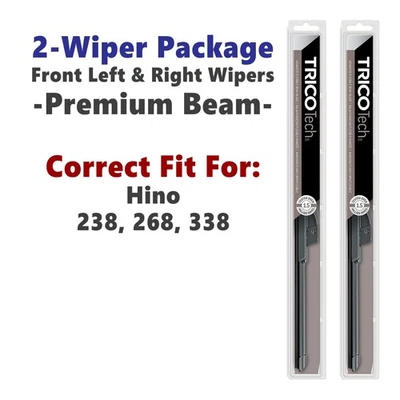 Limpiaparabrisas 2pk limpiaparabrisas de haz para Hino 238 268 338 19260/220 2005-2014 Foto 1 de 4
