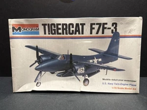 Monogram TIGERCAT F7F-3 U.S Navy Twin Engine Model Kit 1/72 Scale Model Kit New - Picture 1 of 6