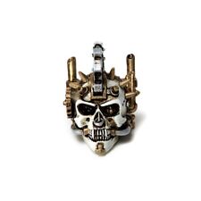 Alchemy Ornament Miniature Collectables Steampunk Skull 3.3x3.9x4.2cm