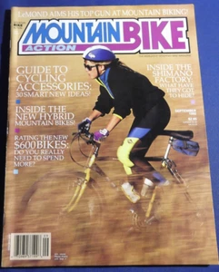 MOUNTAINBIKE ACTION MAGAZIN - SEPT 1992 HYBRIDE BIG BEAR FACTORY BIKES VINTAGE - Bild 1 von 6