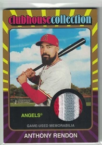 2024 Topps Heritage Anthony Rendon Clubhouse Collection 3 Clr Patch #CCR-ARE /99 - Picture 1 of 2