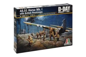 Italeri Maßstab 1:72 WW2 AS.51 Horsa Mk.I/II und British Parachute - Bild 1 von 4