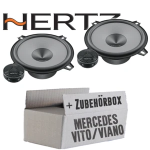 Hertz Lautsprecher für Mercedes Vito Viano W639 Front Heck Komposystem Einbauset - Bild 1 von 3