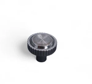 Ford 1980 - 1984 F100 350 Outer Radio Knob Chrome D7OZ-18817-A OEM NOS Qty: 1 - Picture 1 of 4
