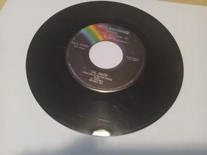 "Between Lust and Watching TV/Some Kind of Woman" Cal Smith 45RPM 1974 - Picture 1 of 2