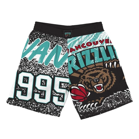 Mitchell & Ness Black NBA Vancouver Grizzlies Jumbotron Shorts Cover