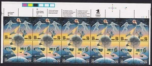 Scott #2634a (2631-34) Space Accomplishments Plate Block of 20 Stamps - MNH UR - Picture 1 of 2