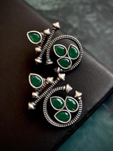 Antique style Silver Replica Stud Earring - Picture 1 of 3