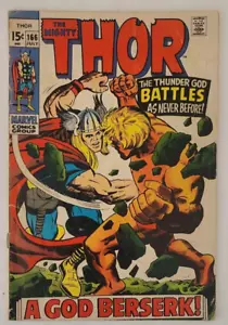Thor #166 2nd App HIM (Adam Warlock) Jack Kirby Stan Lee Marvel Comics 1969 - Picture 1 of 12