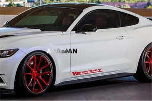 SPORT Vinyl Decal Sticker Sport Car Racing logo emblem fits MUSTANG RED PAIR - Bild 1 von 2