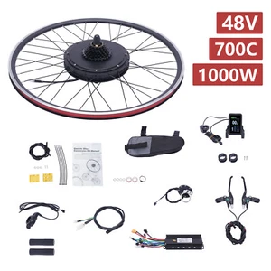 29/28'' LCD Bicicleta Eléctrica Kit Ebike Kit de Conversión Motor Trasero/Motor Frontal e-bike 700c - Imagen 1 de 25
