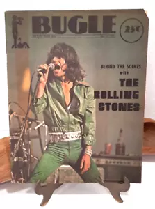 Rolling Stones Cover 1975 BUGLE American Magazine Behind the Scenes EPHEMERA 70s - Imagen 1 de 12