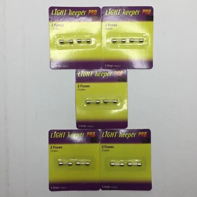 Light Keeper Pro 5 Pack Set of 2 Fuses 5 Amp Amps Christmas Holiday Home Use - Image 1 of 3