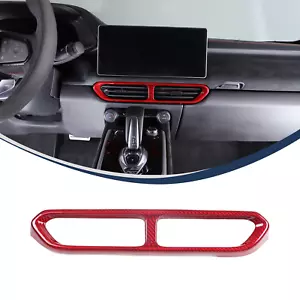 Red Dash Center AC Air Conditioning Outlet Vent Cover For Lotus Emira 2022-2025 - Picture 1 of 24