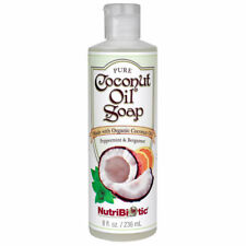 NutriBiotic - Organic Coconut Oil Soap, Peppermint & Bergamot - Free of Sulfates