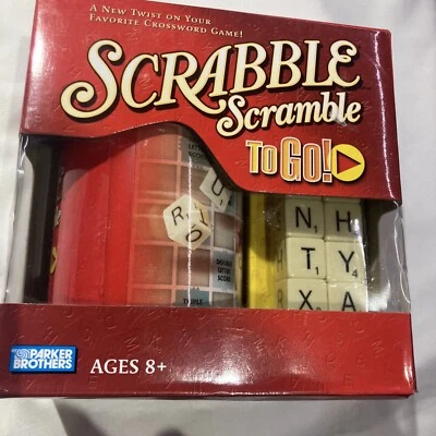 Scrabble Scramble To Go Game - 2006 Hasbro New - Image 1 of 4