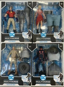 McFarlane DC Multiverse Suicide Squad King Shark BAF Complete Set of 4 Free Ship - Picture 1 of 1