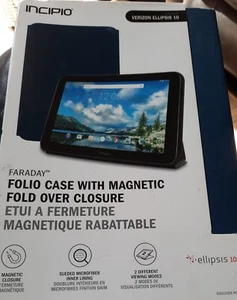Incipio Folio Case Verizon Ellipsis 10 (Navy) - Picture 1 of 7