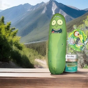 Pickle Rick Plush From Rick and Morty - Stuffed Toy 14" - Official With Tags - Picture 1 of 5