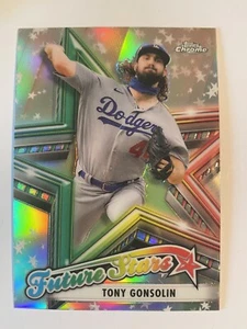 2021 Topps Chrome Future Stars #FS-16 Tony Gonsolin - Los Angeles Dodgers - Imagen 1 de 1