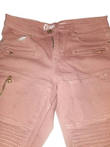 Rosa Duro Pantalón Largo Hombre Talla W34 L34 Ultra Slim - Imagen 1 de 4