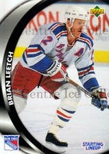 1998 Kenner Starting Lineup Cards Upper Deck #11 Brian Leetch