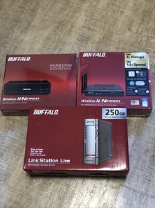 Buffalo Datenspeicher Set Netzwerk Neu LinkStation Live 250GB Wireless NAS - Bild 1 von 20