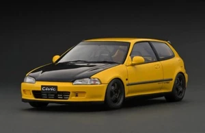 IG3044 Honda Civic (EG6) Yellow 1/18 Ignition Model - Bild 1 von 2