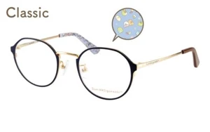 San-X Sumikko Gurashi Eyeglass Glasses Frame Gold Black Navy Metal Acetate - Picture 1 of 8