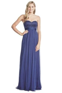 GEORGE Indigo Pixel Blue Gown Prom Formal Size 10 AU | RRP 499.00 WITH DEFECTS - Bild 1 von 7