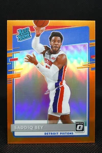 2020-21 NBA Donruss Optic Orange #169 Saddiq Bey Rated Rookie 82/199 RC -- READ - Picture 1 of 2