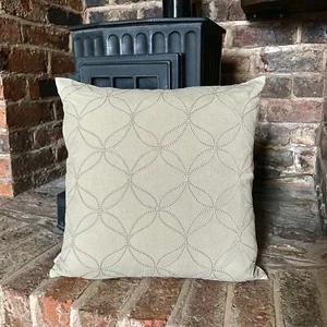 631. Kissenbezug VERVE BEIGE Baumwollmischung verschiedene Größen - Bild 1 von 2